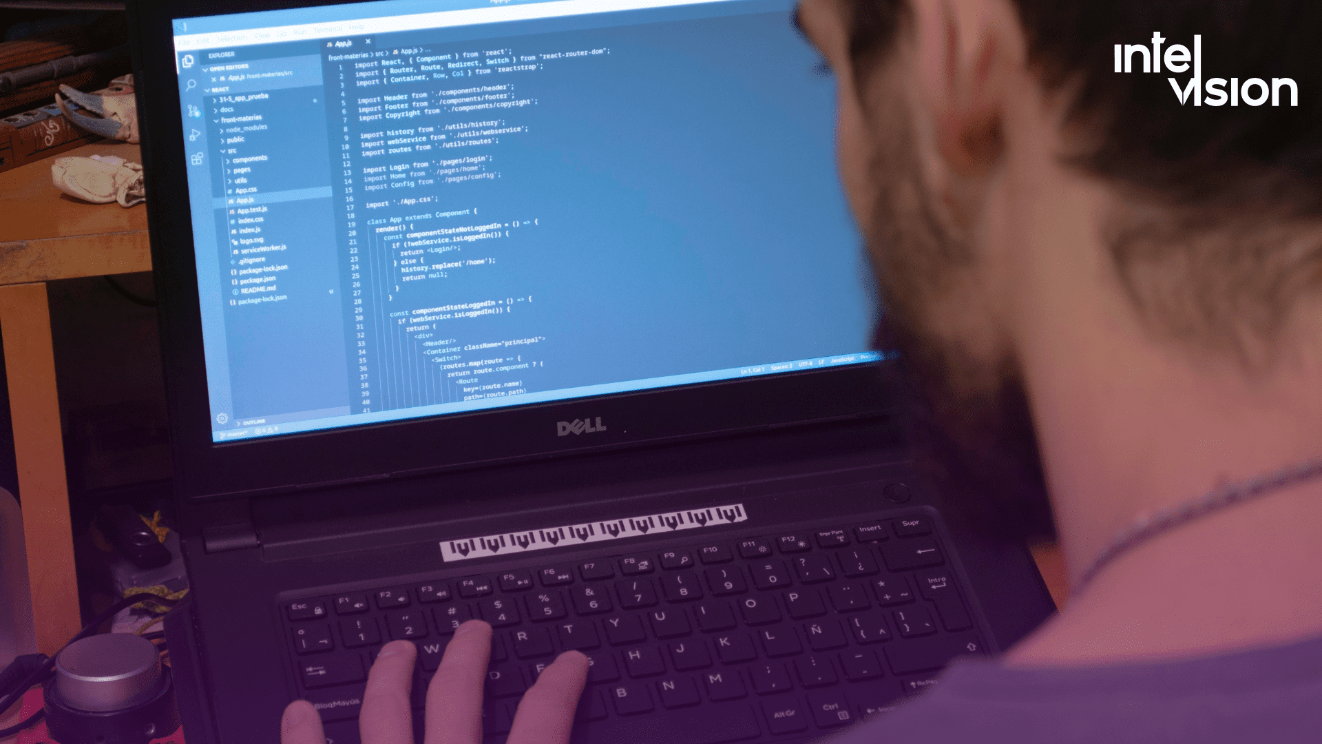 Web-Technologie-Stack mit Intelvision